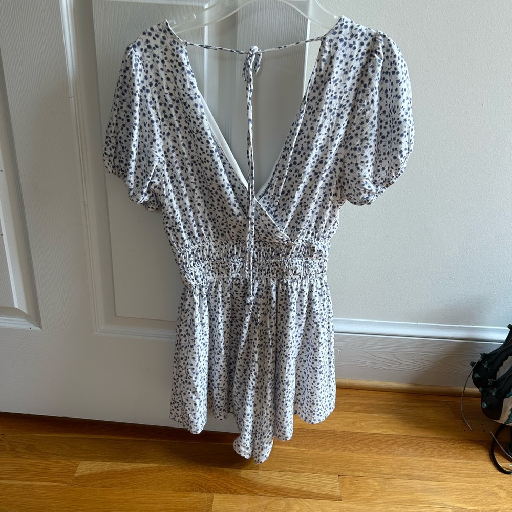 Purple Floral Altar’d State romper IN GOOD CONDITION